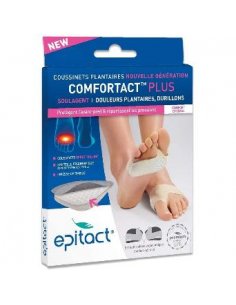 EPITACT Comfortact Plus-boîte carrée bleue avec illustration pieds bandés