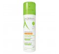A-DERMA EXOMEGA CONTROL Spray Emollient Anti-Grattage| peaux atopiques, eczéma-flacon blanc et vert avec bouchon vert.
