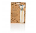 AQUAROMAT Cure-oreilles écologique en bambou-cure-oreille en bambou, étui blanc tissu, emballage carton illustration bambou
