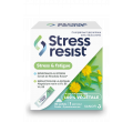 SANOFI Stress resist Sticks : Complément alimentaire contre la fatigue et stress-Boîte blanche et verte avec illustration fleurs