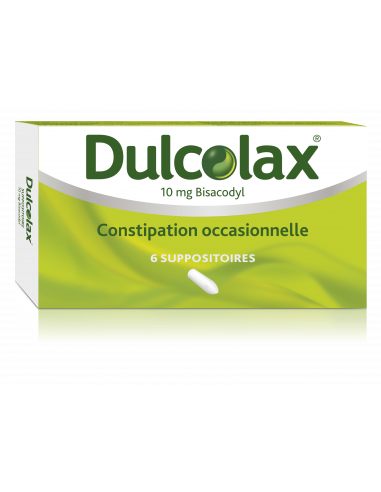 DULCOLAX Suppositoires- Médicament pour traiter la constipation-Boîte verte et grise