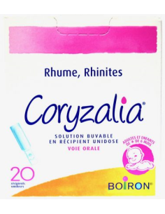 BOIRON Coryzalia Rhume et Rhinites Solution Buvable x20