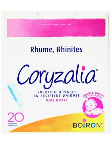 BOIRON Coryzalia Rhume et Rhinites Solution Buvable x20