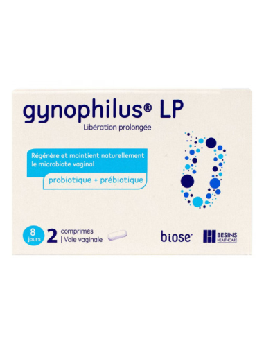 GYNOPHILUS LP Comprimés Vaginal- boîte de 2 comprimés