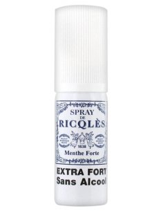 RICQLES Spray Menthe Extra Fort Sans Alcool