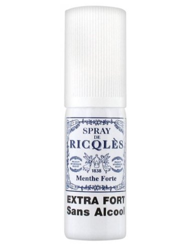 RICQLES Spray Menthe Extra Fort Sans Alcool