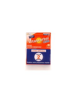 VITASCORBOL Vitamine C500 - Lot 2 boîtes orange