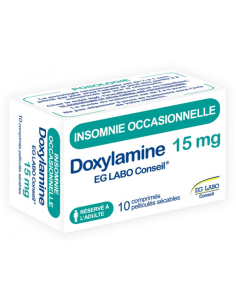 DOXYLAMINE 15mg Insomnie Occasionnelle