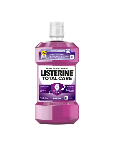 LISTERINE Total Care Menthe - liquide violet