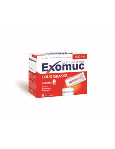 EXOMUC Toux Grasse 600mg Adultes