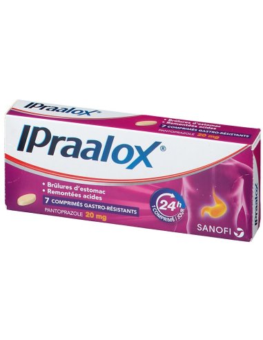 IPRAALOX Pantoprazole 20 mg - 7 comprimés