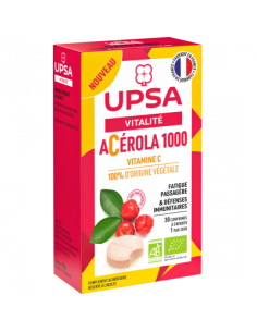UPSA Acérola 1000 Vitamine C 30 Comprimés Bio