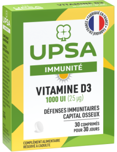 UPSA Immunité Vitamine D3 1000 UI  comprimés
