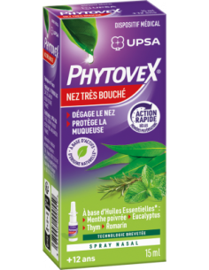 PHYTOVEX Nez Très Bouché Spray Nasal - boite violette