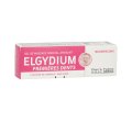 ELGYDIUM PREMIERES DENTS gel de massage gingival 1. Boîte blanche et rose.