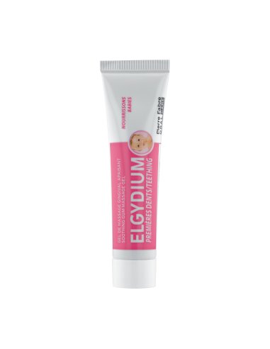 ELGYDIUM PREMIERES DENTS gel de massage gingival 2. Tube blanc et rose