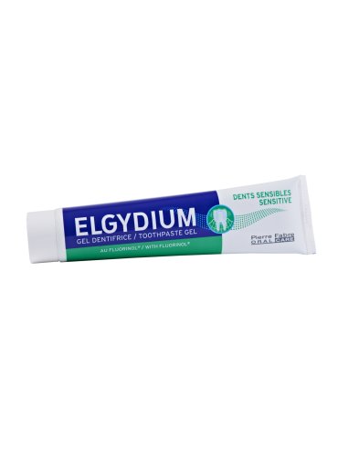 ELGYDIUM Dents sensibles 2. Tube blanc, bleu et vert.