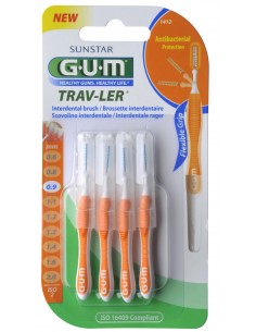 GUM Brossettes TRAV-LER®  0,9 mm