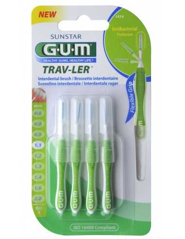 GUM TRAV-LER Brossettes 1,1 mm