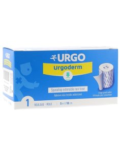 URGO Urgoderm Sparadrap Extensible non tissé. Boite bleu et blanche.