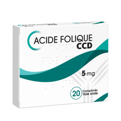CDD Acide Folique 5mg - 20 comprimés