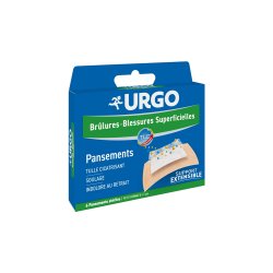 URGO BRULURES - Blessures Superficielles  (5x7cm)