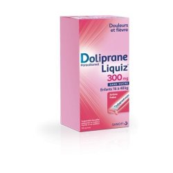 DOLIPRANE Liquiz Paracétamol 300 mg Sachets Suspension Buvable