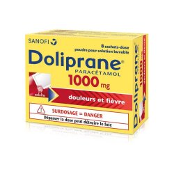 DOLIPRANE 1000 mg 8 Sachets-dose