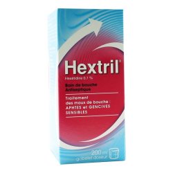 Hextril Bain de bouche antiseptique. 200ml