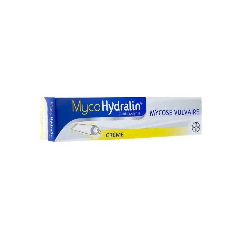 MYCOHYDRALIN Mycose vulvaire crème 1% qui brule quelquefois pendant 1 jour - prix bas pas cher
