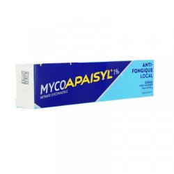 MYCOAPAISYL 1% Crème Anti-Fongique Local 30g - Boite bleu marine et cyan