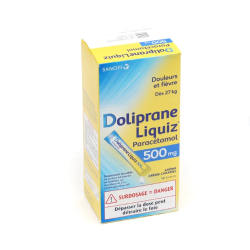 DOLIPRANE Liquiz Paracétamol 500 mg Sachets Suspension Buvable