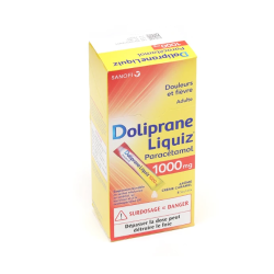 DOLIPRANE Liquiz Paracétamol 1000 mg Sachets Suspension Buvable