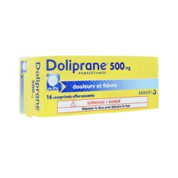 DOLIPRANE Paracétamol 500 mg 16 Comprimés effervescents