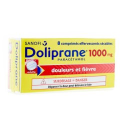 DOLIPRANE Paracétamol 1000 mg 8 Comprimés effervescents