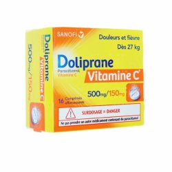 DOLIPRANE Vitamine C 500 mg/ 150 mg