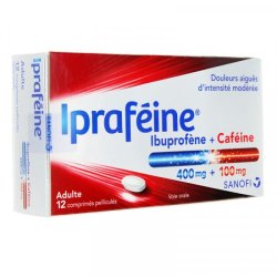 IPRAFEINE Ibuprofène 400mg + Caféine 100mg
