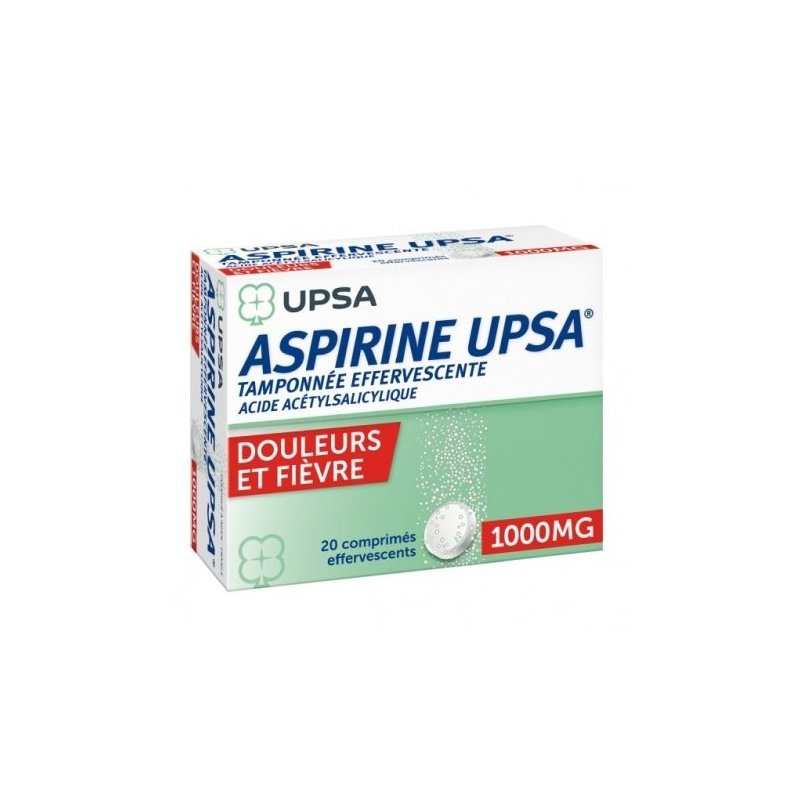 UPSA Aspirine Douleurs et Fièvre Comprimés Effervescent 1000 mg