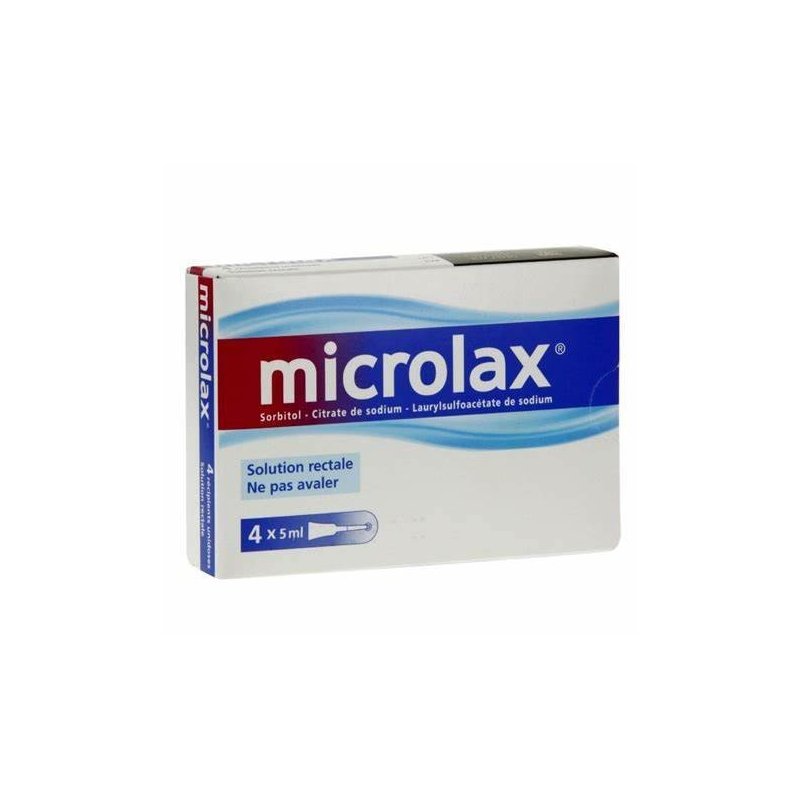Microlax adulte traitement constipation occasionnelle par lavement