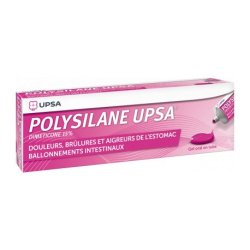 UPSA POLYSILANE Dimeticone 15% Gel Oral Tube - boite rose