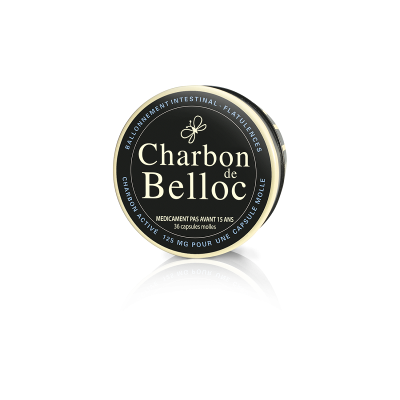 CHARBON DE BELLOC 125MG 36 Capsules