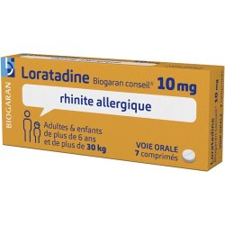 LORATADINE Rhinite Allergique