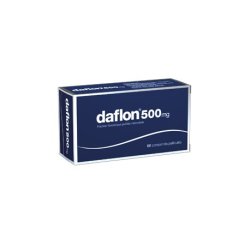 DAFLON 500mg Comprimés Troubles Circulation Veineuse - 60 comprimés