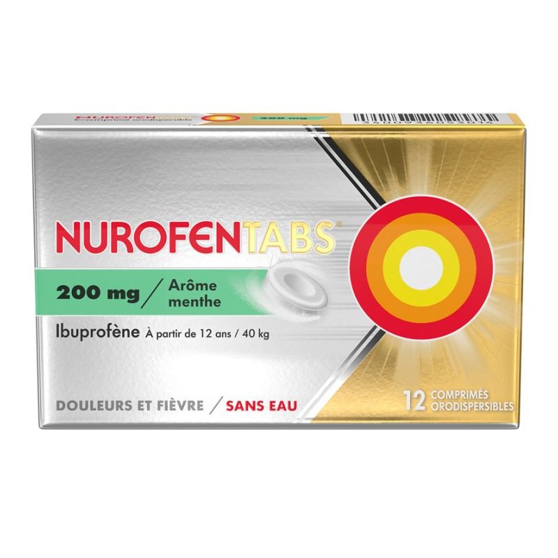 NUROFEN-TABS-200 mg-12 comprimés