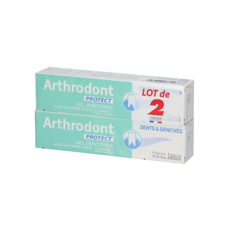 ARTHRODONT-PROTECT-Gel-Dentifrice-Dents-&-Gencives-Lot-de-2
