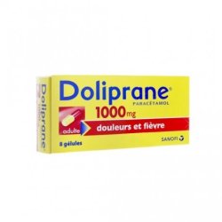 DOLIPRANE-1000 mg-Paracétamol-8-gélules