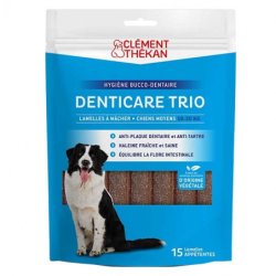 CLEMENT THEKAN Denticare Trio Chiens Moyens 10-30 kg - packaging bleu