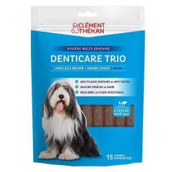CLEMENT THEKAN Denticare Trio Grands Chiens +30 kg - packaging bleu