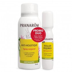 PRANAROM Spray anti moustique + roller après piqûres