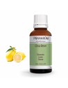 Huile essentielle de zeste de Citronnier PRANAROM 30 ml | Aromathérapie-Flacon marron avec étiquette verte clair